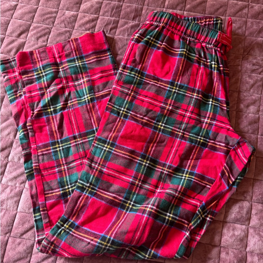 Men’s old navy red plaid pajama pants